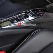 CARBON INTERIOR FRONT TUNNEL CENTER CONSOLE BOX for FERRARI 296 GTB/GTS