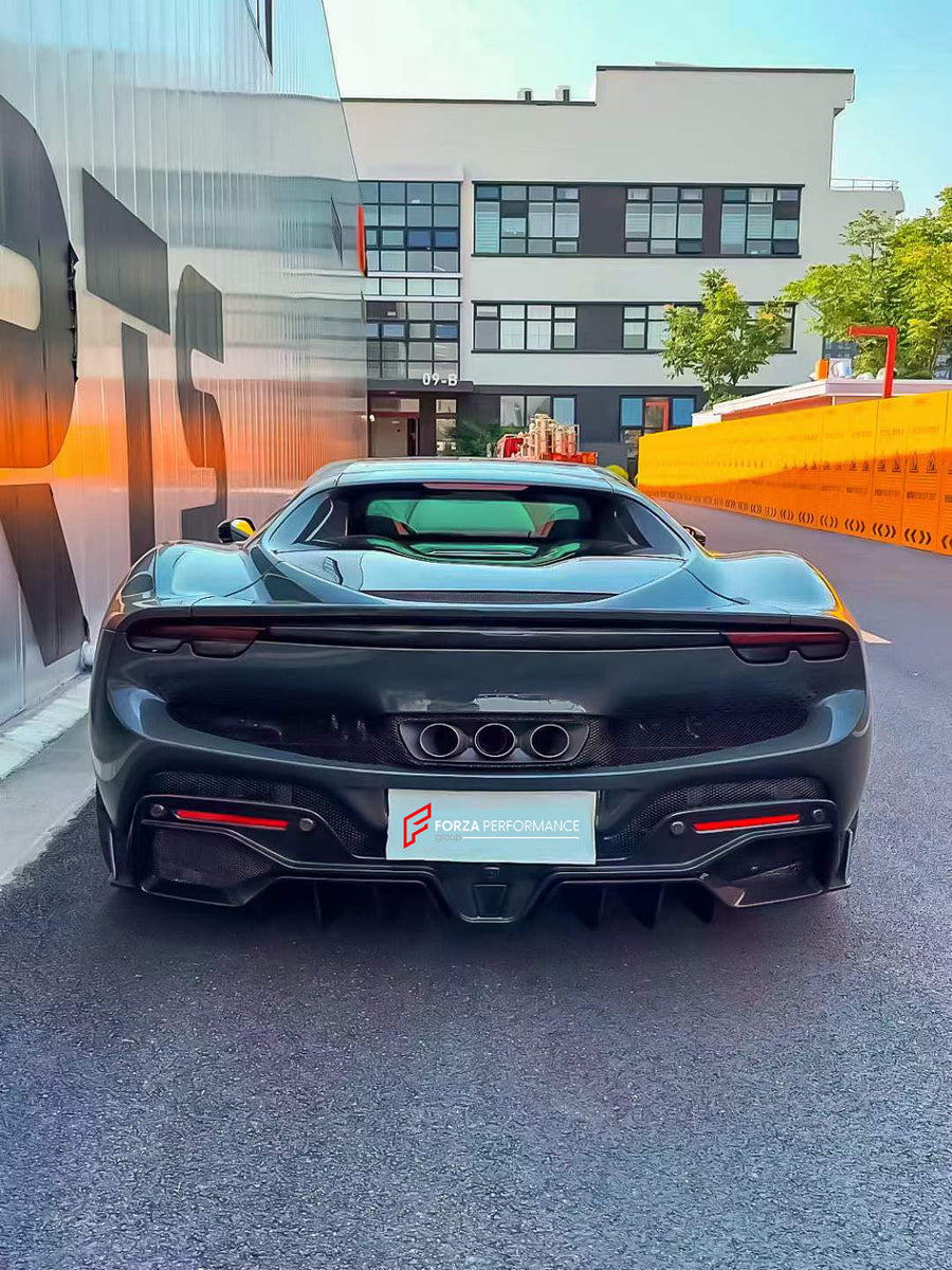 Buy Now CARBON REAR DIFFUSER for FERRARI 296 GTS GTB and upgrade car parts from SIR Tuning at the Best Price. Headlights, Tail lights, Bodykits, Navigations, body kit and more - Fast & Free Shipping within Europe, US & Worldwide.
