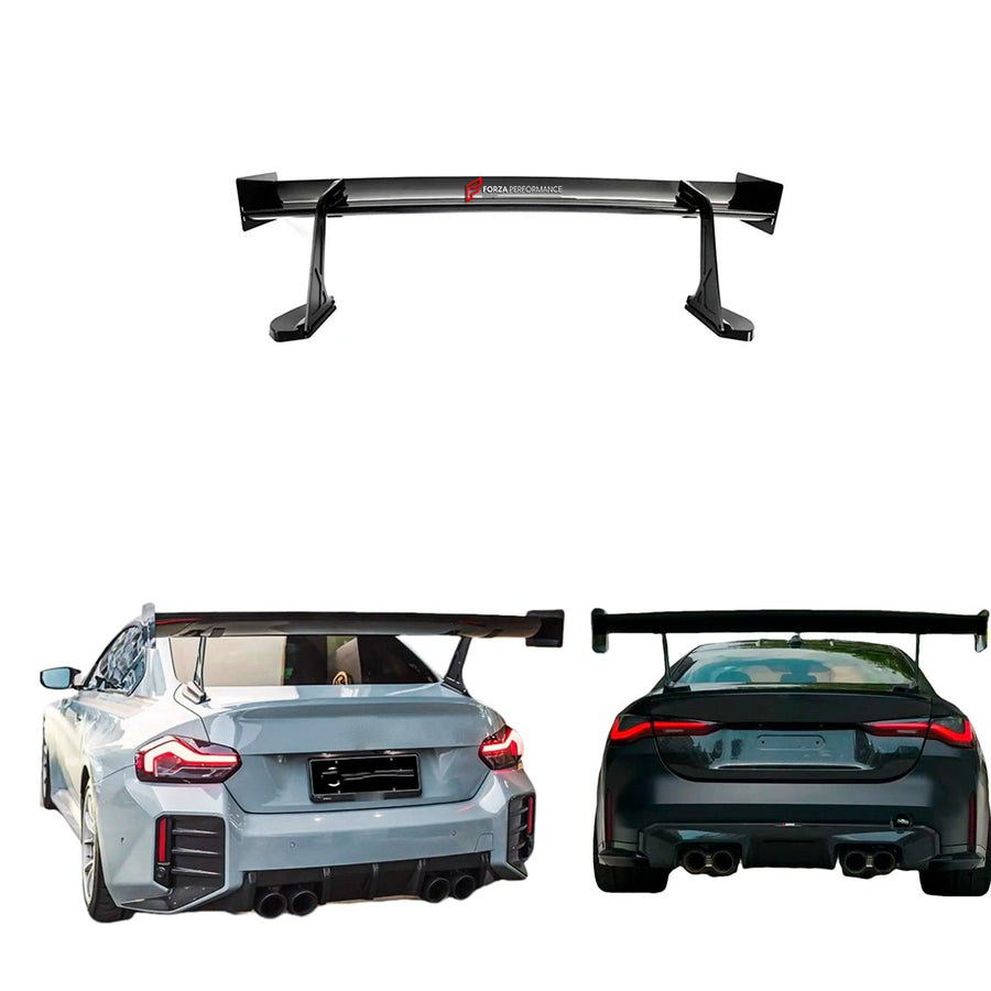 Buy Now CARBON REAR GT WING SPOILER for BMW M2 G87 2023 - 2024 M3 G80 2020+ M4 G82 2021 - 2024 and upgrade car parts from SIR Tuning at the Best Price. Headlights, Tail lights, Bodykits, Navigations, Carbon body kit and more - Fast & Free Shipping within Europe, US & Worldwide.