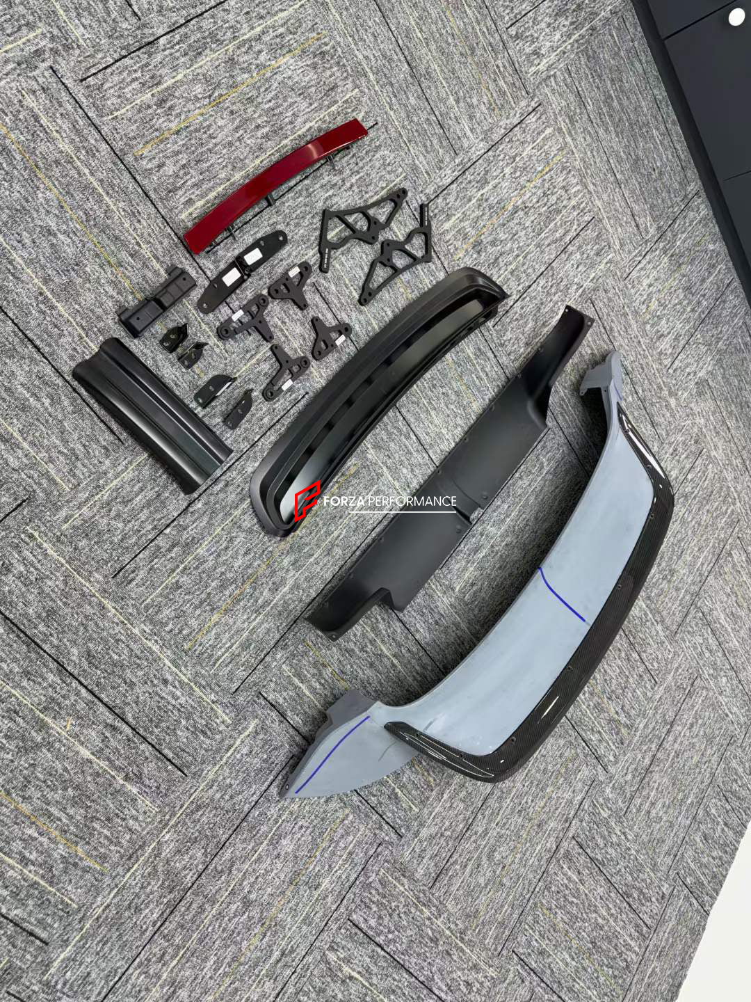 CARBON REAR SPOILER for PORSCHE 911 992 TURBO 2020+