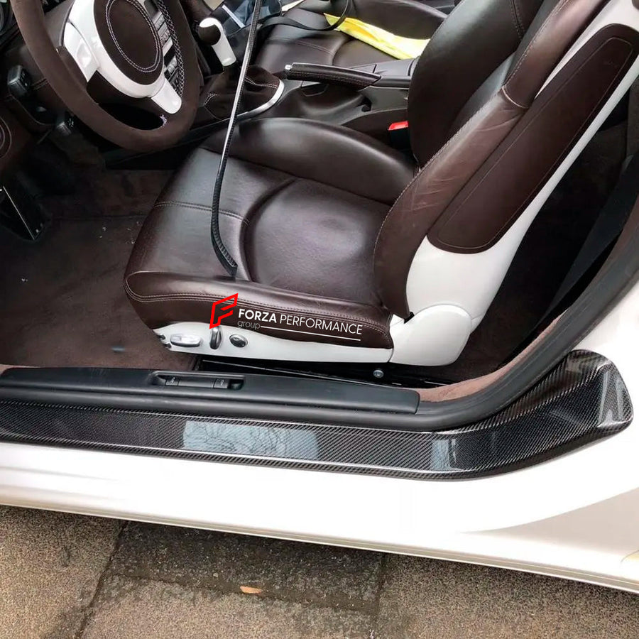 Buy Now CARBON DOOR SILLS for PORSCHE 911 997 2004 - 2013 and upgrade car parts from SIR Tuning at the Best Price. Headlights, Tail lights, Bodykits, Navigations, Carbon body kit and more - Fast & Free Shipping within Europe, US & Worldwide.