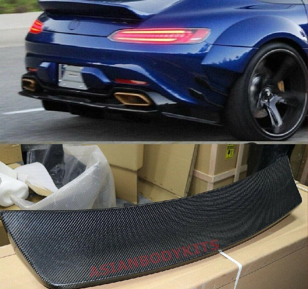 CARBON FIBER REAR SPOILER for MERCEDES BENZ AMG GT GTR C190 2015 - 2018