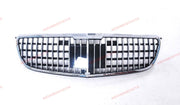 CONVERSION MERCEDES BENZ GLS X166 MAYBACH STYLE CHROME FRONT GRILLE for MERCEDES BENZ GLS X166 2015 - 2019