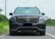 CONVERSION MERCEDES BENZ GLS X166 MAYBACH STYLE CHROME FRONT GRILLE for MERCEDES BENZ GLS X166 2015 - 2019