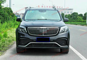 CONVERSION MERCEDES BENZ GLS X166 MAYBACH STYLE CHROME FRONT GRILLE for MERCEDES BENZ GLS X166 2015 - 2019