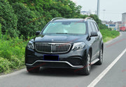 CONVERSION MERCEDES BENZ GLS X166 MAYBACH STYLE CHROME FRONT GRILLE for MERCEDES BENZ GLS X166 2015 - 2019