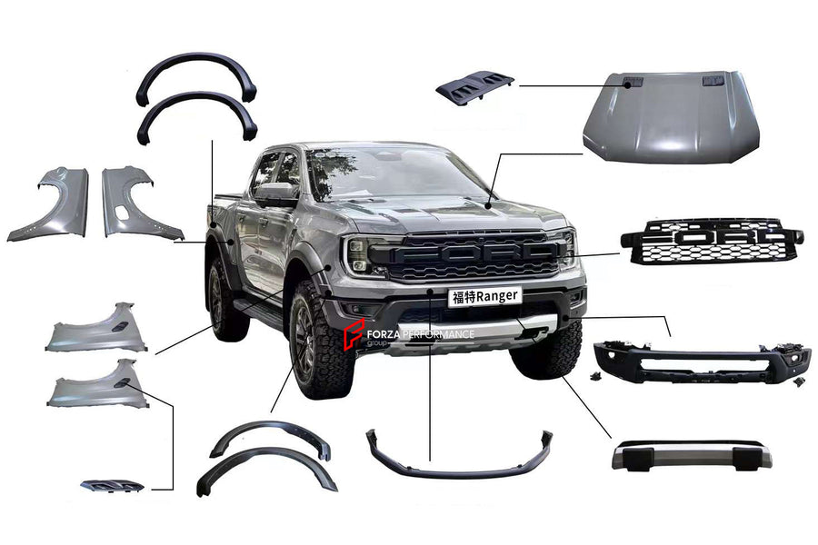 Buy Now CONVERSION BODY KIT for FORD RANGER 2012 - 2021 to F-150 RAPTOR 2021 and upgrade car parts from SIR Tuning at the Best Price. Headlights, Tail lights, Bodykits, Navigations, body kit and more - Fast & Free Shipping within Europe, US & Worldwide.