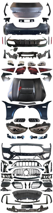 CONVERSION BODY KIT for MERCEDES BENZ C-CLASS W205 2015 - 2023 to W206 C63 AMG 2023+