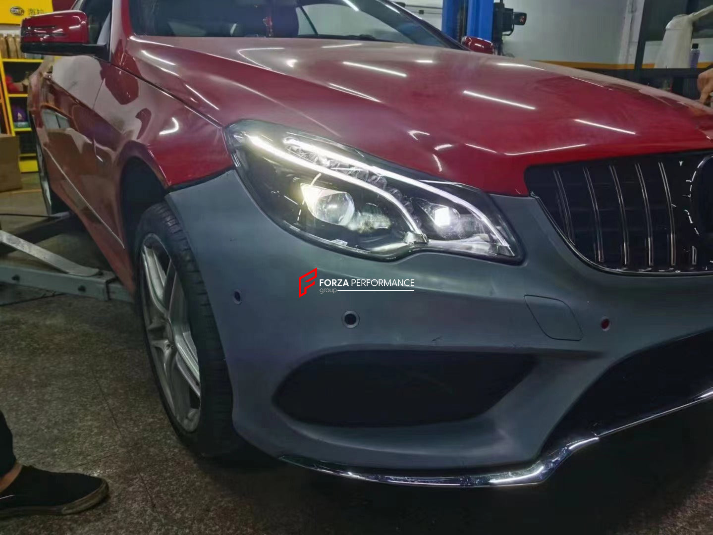 CONVERSION BODY KIT for MERCEDES-BENZ E-CLASS COUPE W212 C207 2009 - 2013 UPGRADE to W212 C207 FACELIFT