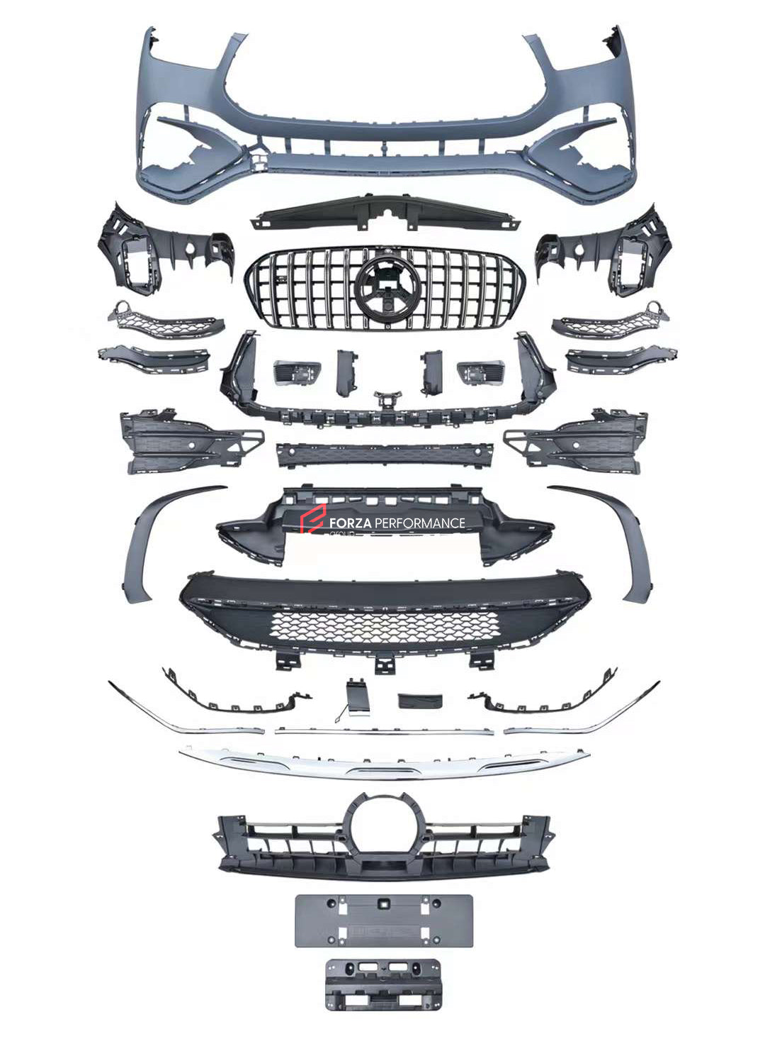 CONVERSION BODY KIT for MERCEDES-BENZ GLE53 COUPE C167 2019+ UPGRADE to GLE53 AMG COUPE 2024