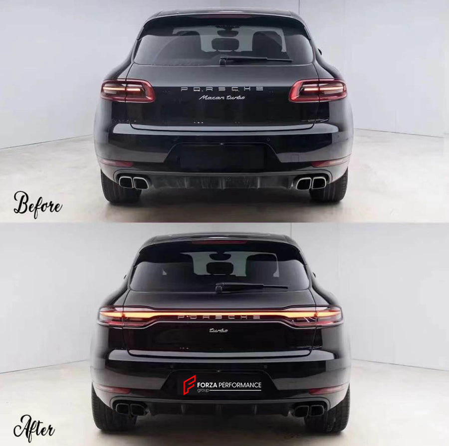 Buy Now CONVERSION BODY KIT for PORSCHE MACAN 95B 2014 - 2018 UPGRADE to 95B.2 TURBO STYLE 2021+ and upgrade car parts from SIR Tuning at the Best Price. Headlights, Tail lights, Bodykits, Navigations, Carbon body kit and more - Fast & Free Shipping within Europe, US & Worldwide.