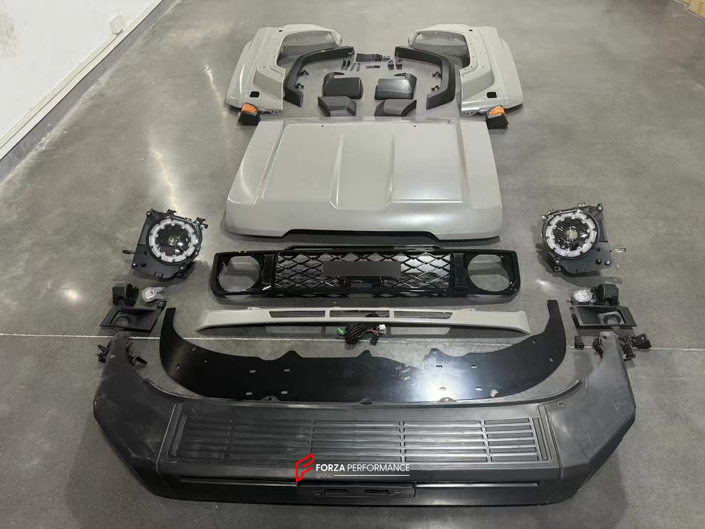 CONVERSION BODY KIT for TOYOTA LAND CRUISER 70 SERIES LC70 FJ75 1984 - 2007 to LC70 LC71 LC76 FACELIFT 2023