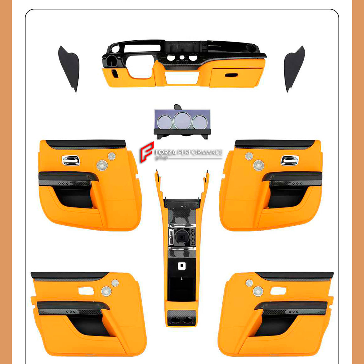 CONVERSION INTERIOR UPGRADE KIT for ROLLS ROYCE GHOST 2009 - 2014 UPGRADE to ROLLS ROYCE GHOST RR04 2014 - 2020