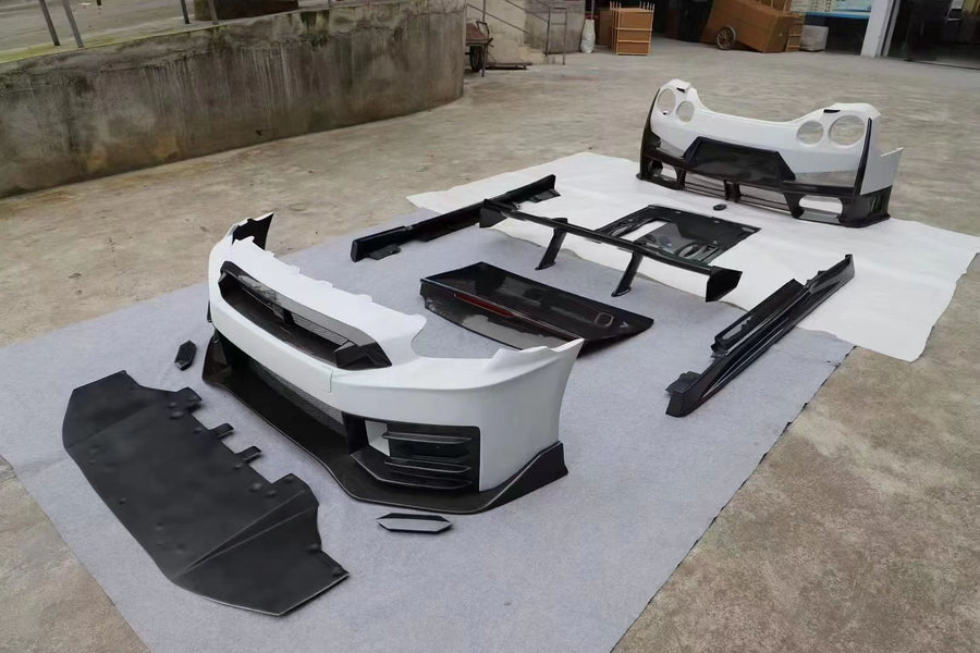 Buy Now CONVERSION BODY KIT for NISSAN GT-R R35 2007 - 2016 | 2016 - 2023 to NISSAN GT-R R35 2024+ and upgrade car parts from SIR Tuning at the Best Price. Headlights, Tail lights, Bodykits, Navigations, body kit and more - Fast & Free Shipping within Europe, US & Worldwide.