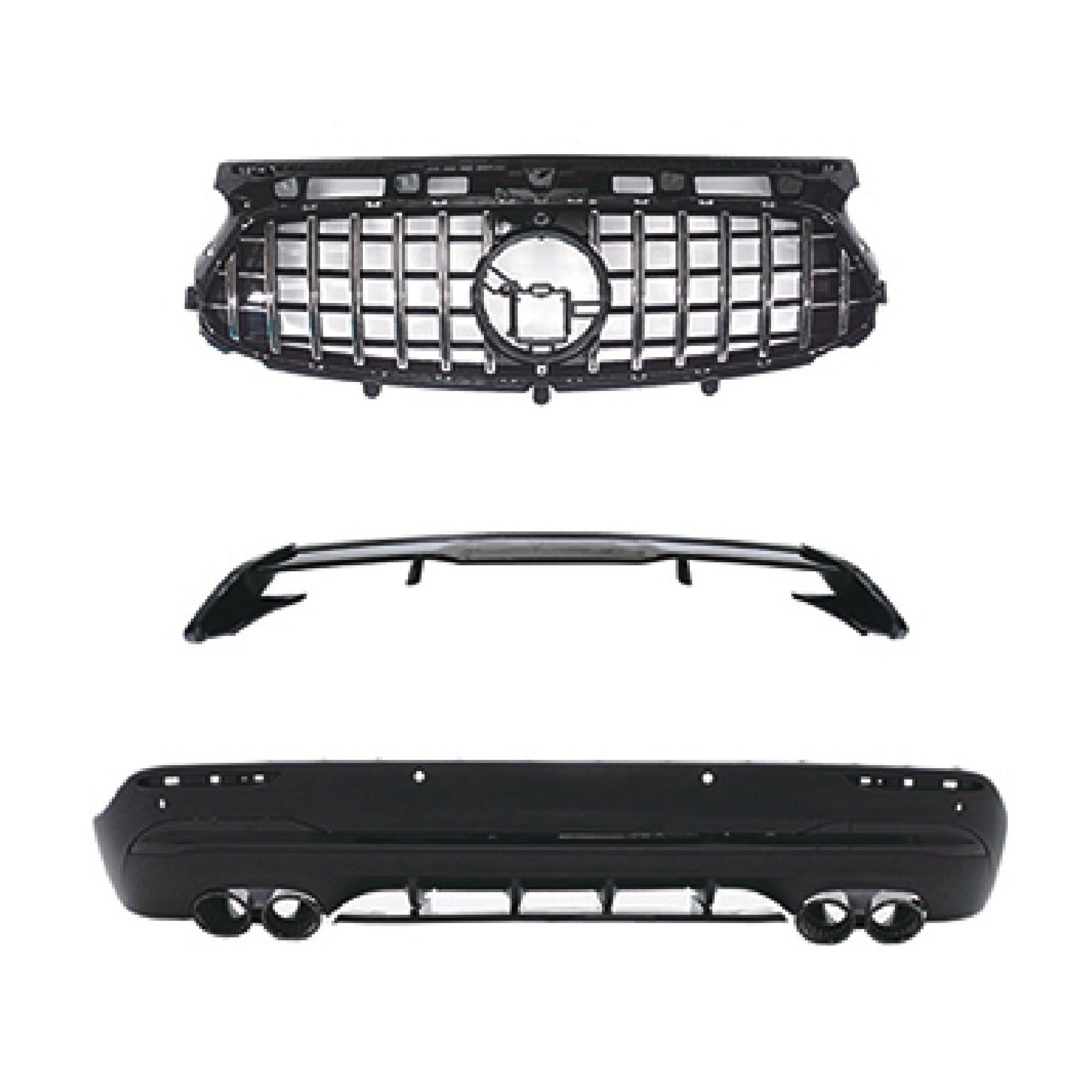 CONVERSION BODY KIT for MERCEDES-BENZ GLA-CLASS H247 2020 - 2023 to GLA45 AMG