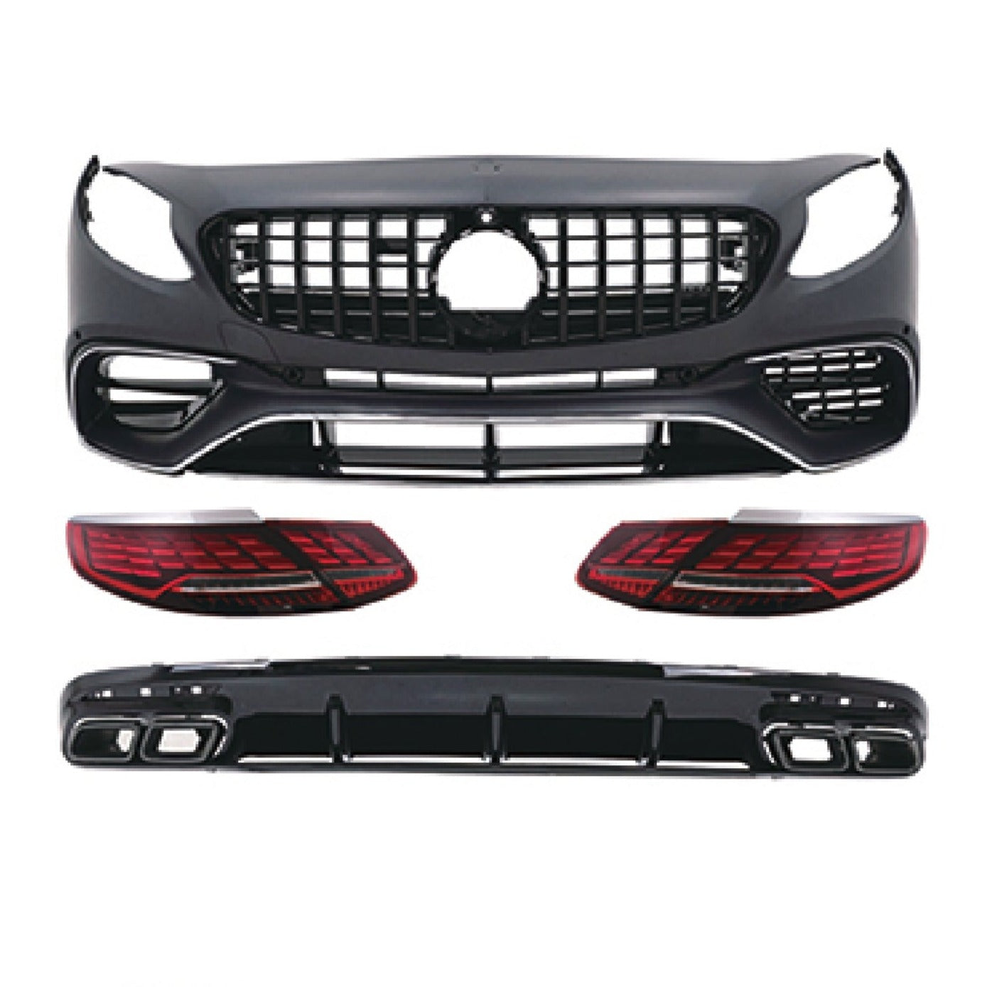 CONVERSION BODY KIT for MERCEDES-BENZ S-CLASS W217 2014 - 2020 to S63 AMG