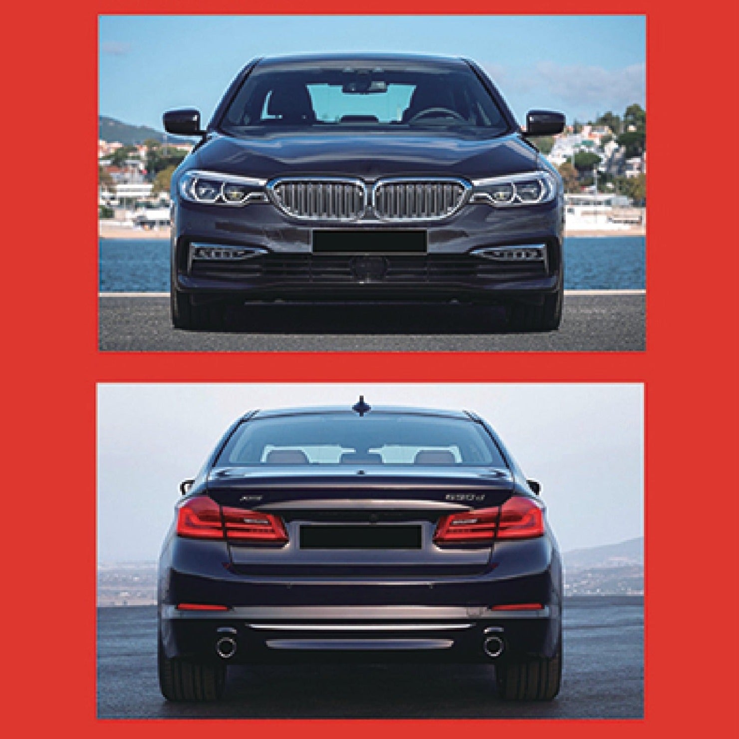 CONVERSION BODY KIT for BMW 5-SERIES G30 G31 G38 2017 - 2019 to G30 LCI