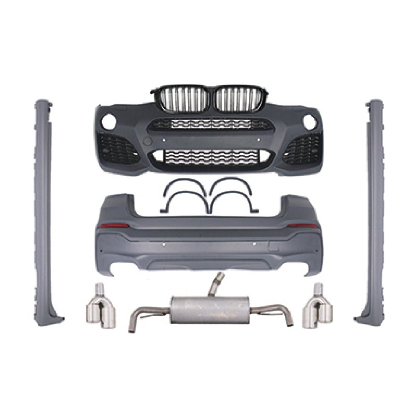 CONVERSION BODY KIT for BMW X4 F26 2014 - 2018 to X4M F98