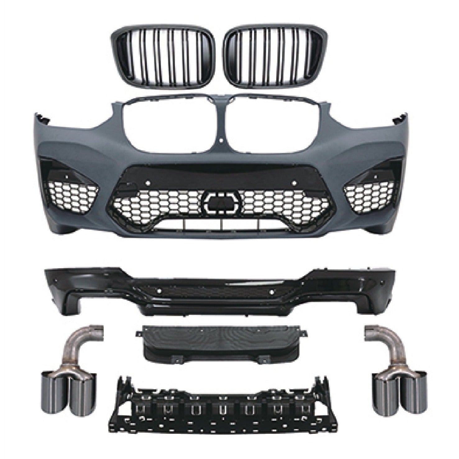 CONVERSION BODY KIT for BMW X4 G02 2019 - 2021 to X4M F98