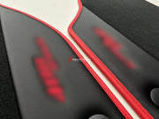 CUSTOM FLOOR MATS CARPETS for FERRARI 488 SPIDER LEATHER NYLON VELOUR ALCANTARA
