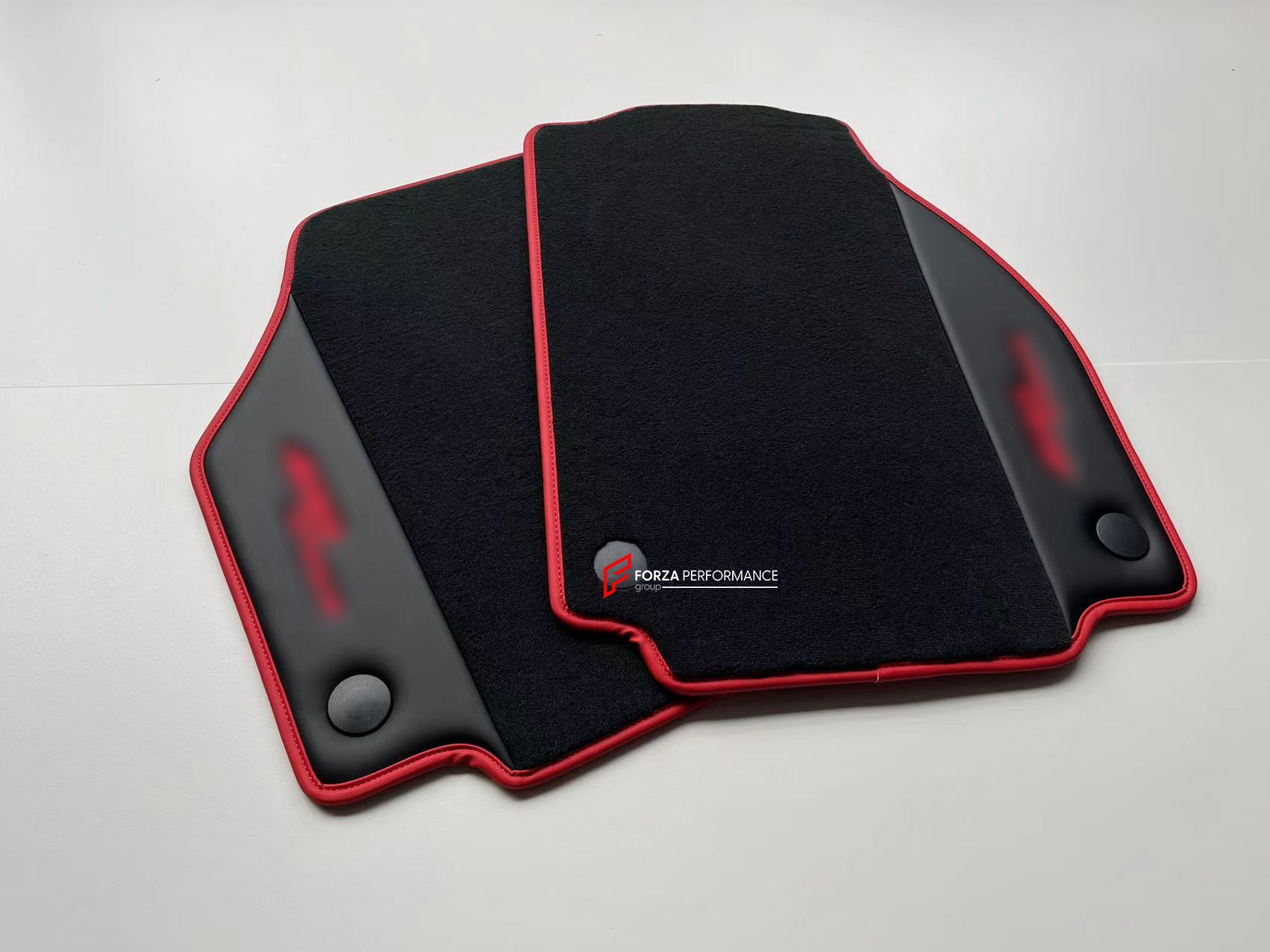 CUSTOM FLOOR MATS CARPETS for FERRARI 488 SPIDER LEATHER NYLON VELOUR ALCANTARA