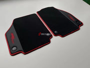 CUSTOM FLOOR MATS CARPETS for FERRARI 488 SPIDER LEATHER NYLON VELOUR ALCANTARA