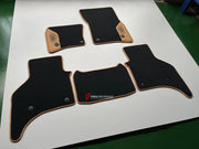 CUSTOM FLOOR MATS CARPETS for LAND ROVER DEFENDER 90 110 L663 2020+ LEATHER NYLON VELOUR ALCANTARA