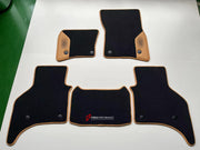 CUSTOM FLOOR MATS CARPETS for LAND ROVER DEFENDER 90 110 L663 2020+ LEATHER NYLON VELOUR ALCANTARA