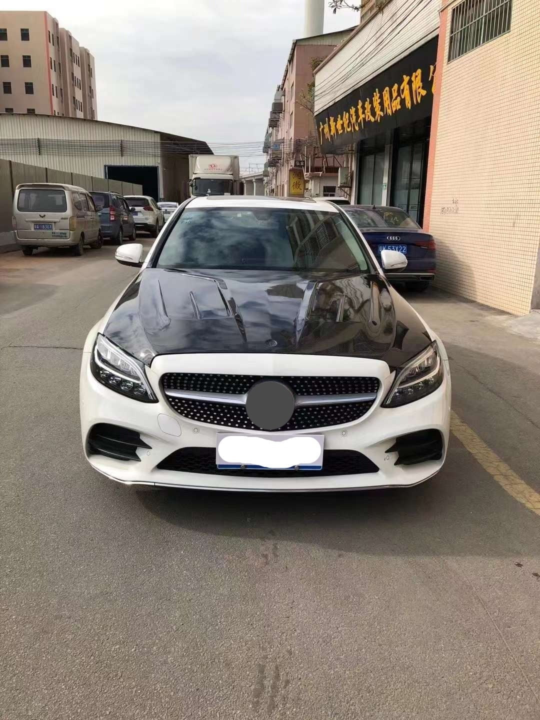 CARBON HOOD BONNET for MERCEDES BENZ C CLASS W205 C160 C180 C200 C250 C300 C400 C450 C43 C63 2015 - 2023
