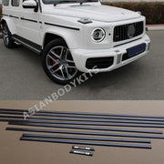 CARBON SIDE MOLDING for MERCEDES BENZ G CLASS W463A W464 G500 G550 G63 2018 - 2024