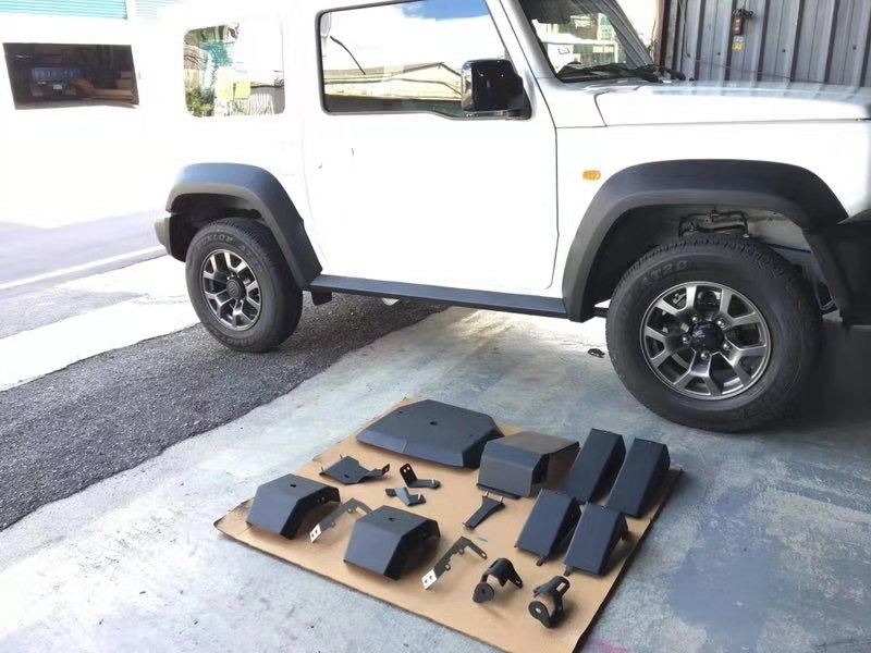 Chassis protect skid guards plates kit for Jimny JB64 JB74