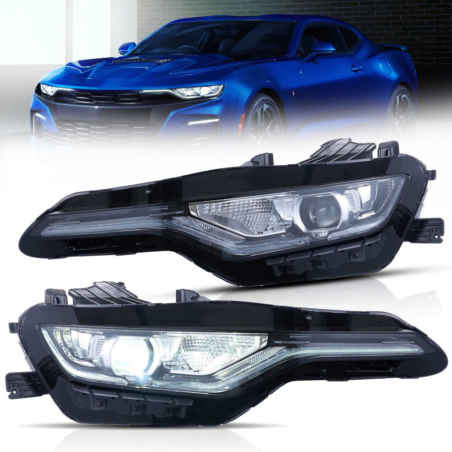 Buy Now Chevrolet Camaro RS|1SS|2SS 2019-2024 Vland Full LED Projector Headlights and upgrade car parts from SIR Tuning at the Best Price. Headlights, Tail lights, Bodykits, Navigations, Headlights and more - Fast & Free Shipping within Europe, US & Worldwide.