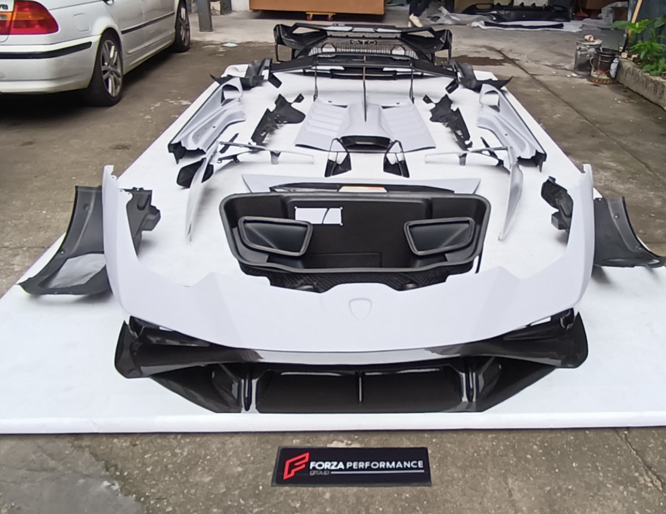CONVERSION UPGRADE CARBON BODY KIT for LAMBORGHINI HURACAN LP580 LP610 2014 - 2019 upgrade to HURACAN STO LP 640