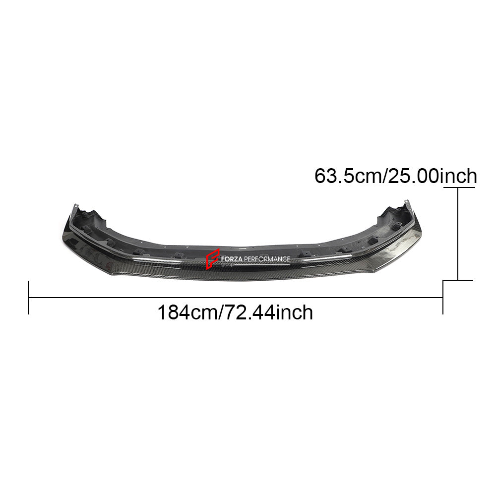 CARBON FRONT LIP for FORD MUSTANG 2024 | DARK HORSE STYLE