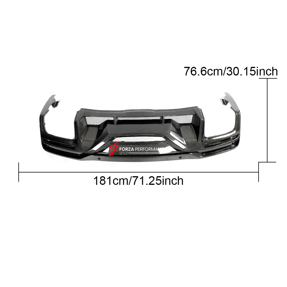 CARBON REAR DIFFUSER for FORD MUSTANG 2024 | DARK HORSE STYLE