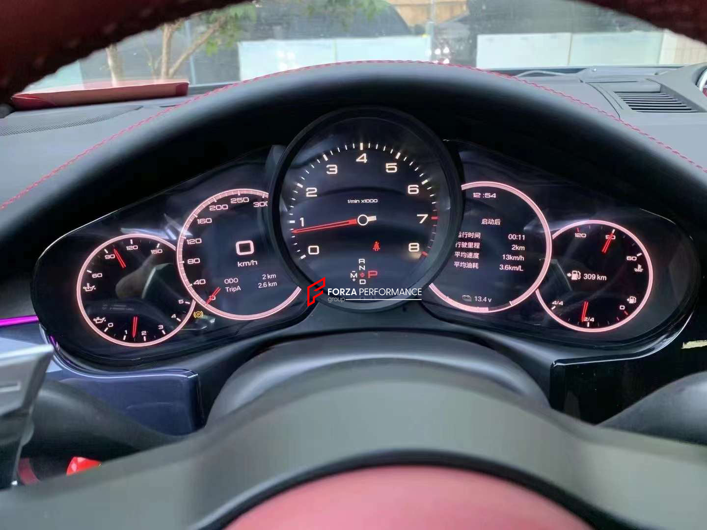 LCD DASHBOARD INSTRUMENTS for PORSCHE CAYENNE E3 9Y 2018 - 2023 | PANAMERA G2 971 2016 - 2020