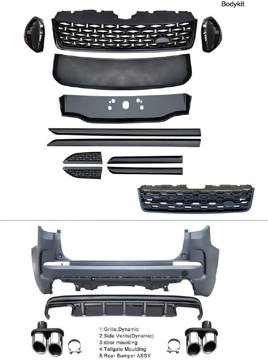 BODY KIT for LAND ROVER DISCOVERY SPORT SVR 2019+