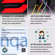 VLAND LED Tail Lights For 2010-2024 Toyota 4Runner