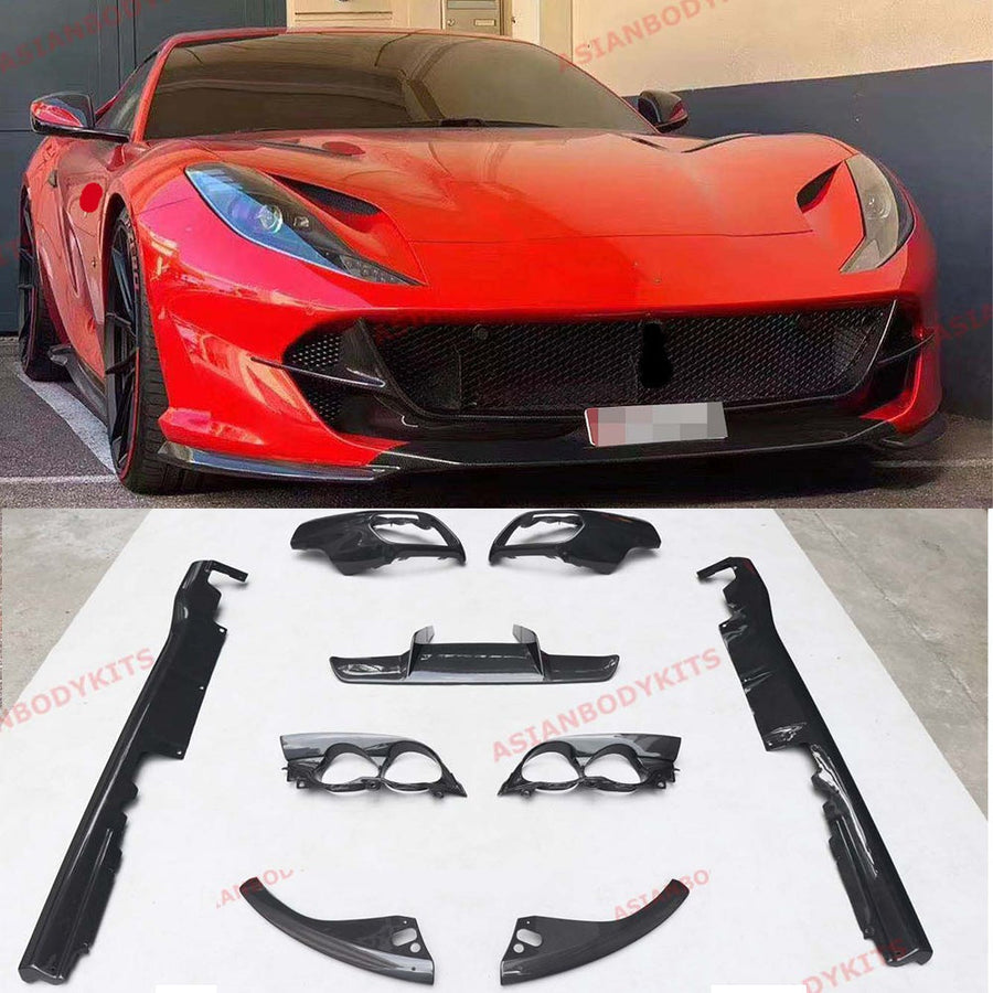 Buy Now DRY CARBON FIBER BODY KIT for FERRARI 812 SUPERFAST 2017+ DIFFUSER SIDE SKIRTS and upgrade car parts from SIR Tuning at the Best Price. Headlights, Tail lights, Bodykits, Navigations, Carbon body kit and more - Fast & Free Shipping within Europe, US & Worldwide.