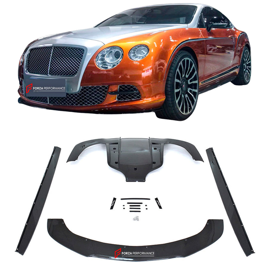Buy Now DRY CARBON BODY KIT For BENTLEY CONTINENTAL GT 2011 - 2016 and upgrade car parts from SIR Tuning at the Best Price. Headlights, Tail lights, Bodykits, Navigations, body kit and more - Fast & Free Shipping within Europe, US & Worldwide.