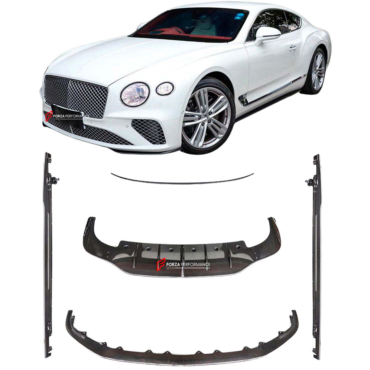 DRY CARBON BODY KIT For BENTLEY CONTINENTAL GT 2018+