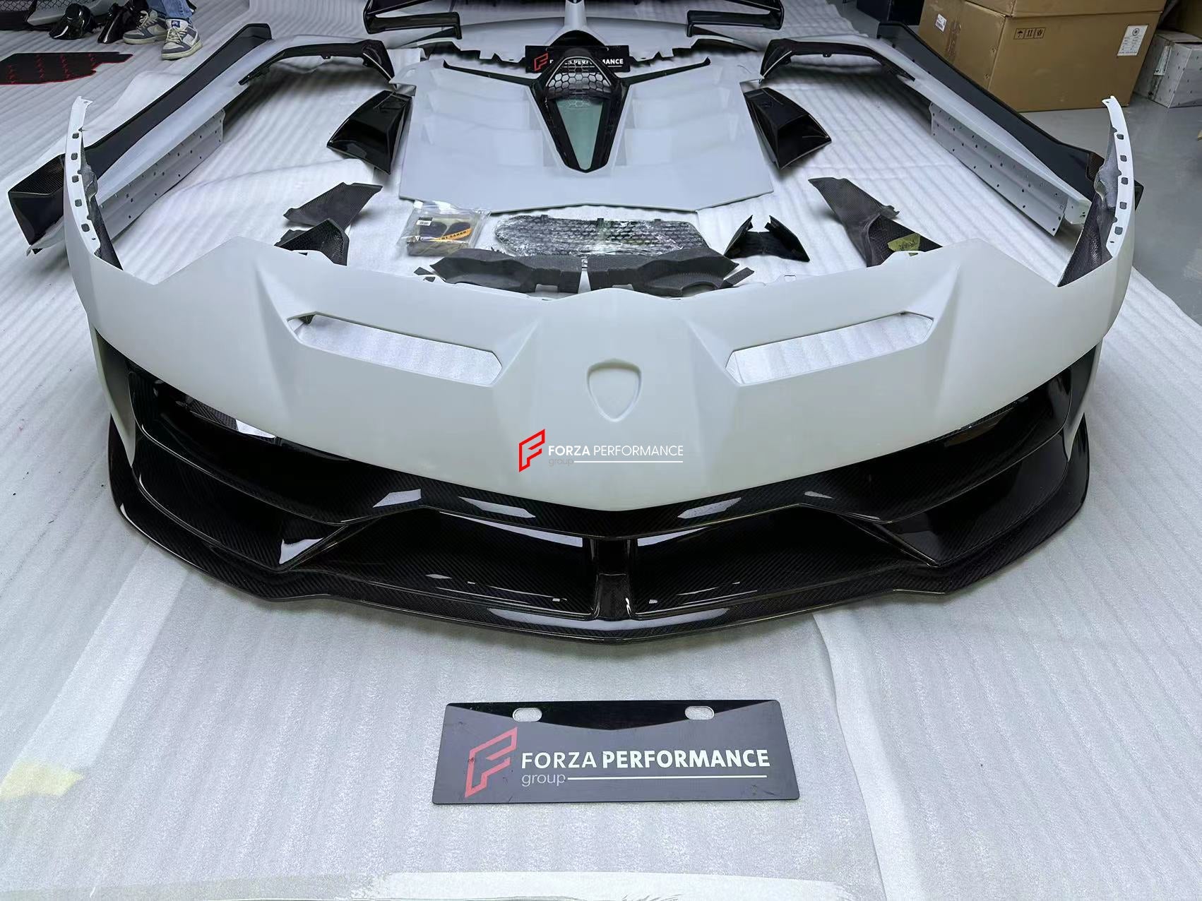DRY CARBON CONVERSION BODY KIT for LAMBORGHINI AVENTADOR LP700 LP720 LP750 to LP770 SVJ