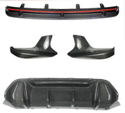 DRY CARBON FIBER BODY KIT for BMW M5 F90 2018 - 2023 FRONT LIP FRONT CANARDS REAR DIFFUSER