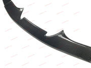 DRY CARBON FIBER FRONT LIP SPLITTERS for FERRARI 488 GTB SPIDER 2015 - 2020