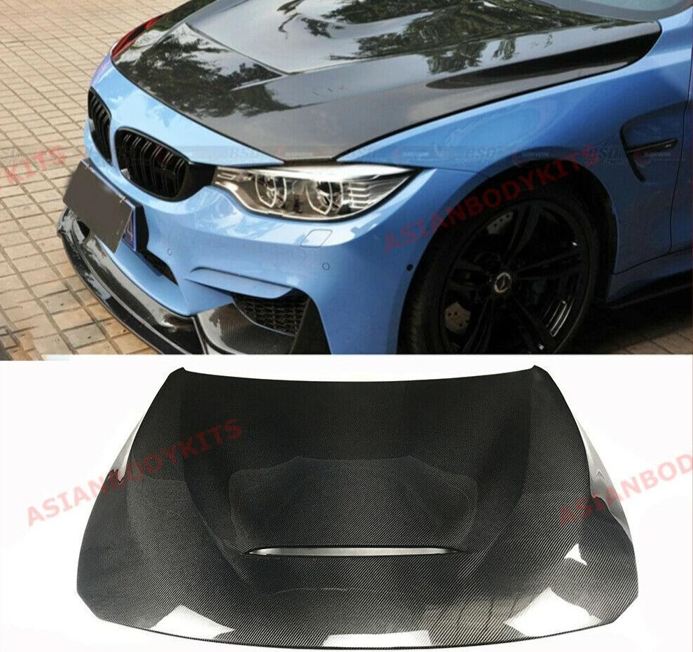 DRY CARBON FIBER HOOD BONNET for BMW M3 F80 M4 F82 F83 2014 - 2020