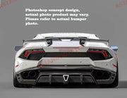 DRY CARBON FIBER REAR BUMPER for LAMBORGHINI HURACAN LP580 2017 - 2020