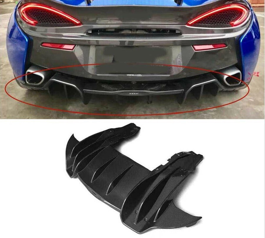 Buy Now DRY CARBON FIBER REPLACEMENT REAR DIFFUSER for MCLAREN 540C 570GT 570S SPORTS SERIES P13 2015 - 2020 and upgrade car parts from SIR Tuning at the Best Price. Headlights, Tail lights, Bodykits, Navigations, body kit and more - Fast & Free Shipping within Europe, US & Worldwide.