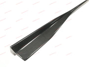 DRY CARBON FIBER SIDE SKIRTS ADD ONS for LAMBORGHINI HURACAN LP580 2017 - 2020