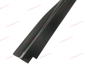 DRY CARBON FIBER SIDE SKIRTS ADD ONS for LAMBORGHINI HURACAN LP580 2017 - 2020