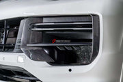 DRY CARBON FRONT BUMPER AIR VENT TRIMS for PORSCHE CAYENNE 9Y0.2 TURBO GT 2024